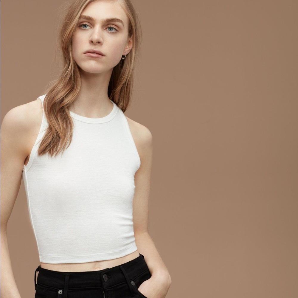 Aritzia Wilfred Free Winberg Tank Crop Top